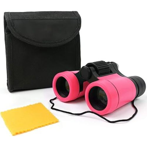 Scotamalone Kids Binoculars Shock Proof Toy Binoculars Set for Age 3-12 Years Old Boys Girls Bird Watching Educational Learning Hunting Hiking Birthday Presents