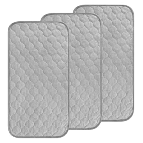 Accmor 3 Pack Waterproof Changing Pad Liners, Reusable Portable Diaper Changing Pad Covers