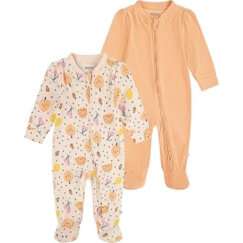 HUGGIES Unisex Baby 2-pack Footed Coverall