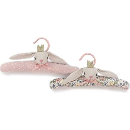 Princess Bunny Padded Hangers - MON AMI | Maisonette