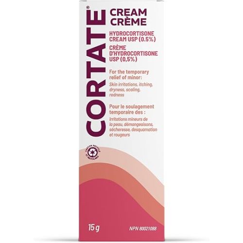Hydrocortisone Cream, Skin Irritations, Itching, Dryness, Scaling and Redness, 15 g
