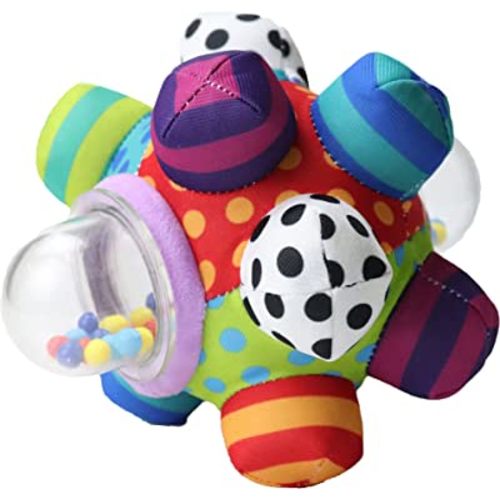 QQchickchicky Developmental Bumpy Ball Toy, Newborn Baby Infant Toys 0-3 Months, Help Develop Motor Skills and Brain Nerves, Sensory Baby Toys 3-6 0 12 Months 6.7"