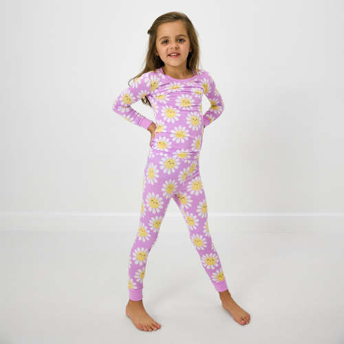 Flower Power Two-Piece Pajama Set