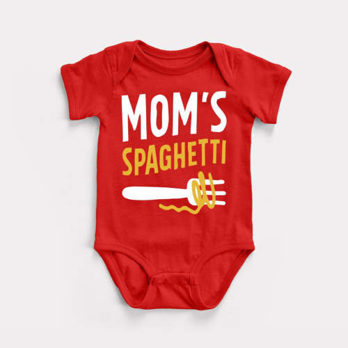 Mom's Spaghetti Baby Bodysuit – BabyDoopy