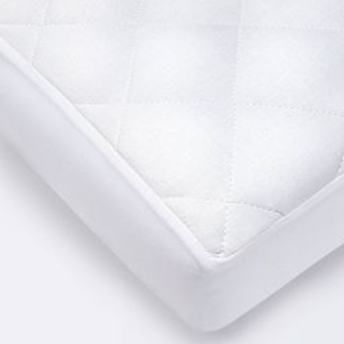 Waterproof Fitted Crib and Toddler Mattress Pad Cover - Cloud Island™ White