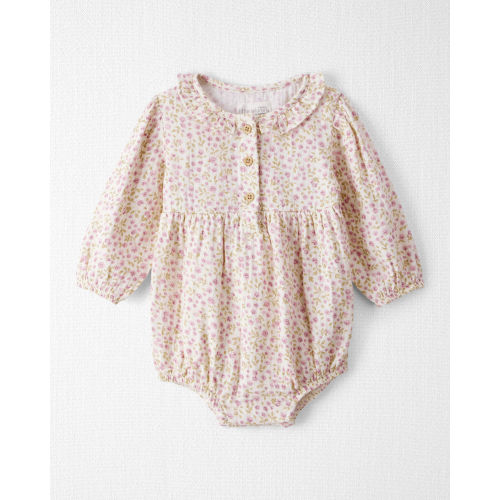 Baby Girl Organic Cotton Gauze Bubble in Botanic Muse Print - Little Planet | Carter's