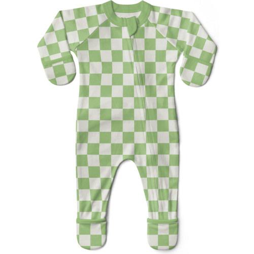 Grow With You Footie + Snug Fit, Cabana Green - Goumi Sleepwear | Maisonette