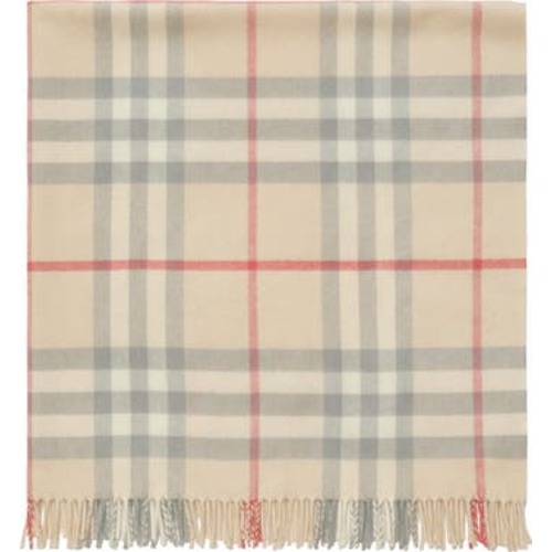 Check Wool Baby Blanket