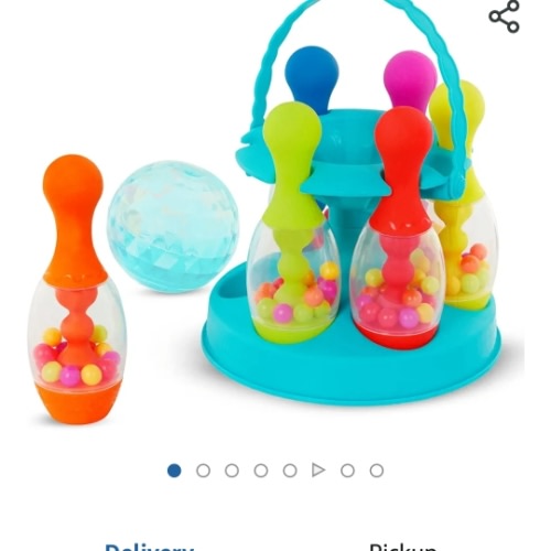 Amazon.com: B. toys- B. play- Let's Go Bowling!- Sports and Outdoor Fun Playset- Indoor & Outdoor Game – Play Set for Toddlers, Kids – 2 Years + : Sports & Outdoors