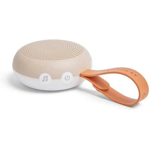 ergoPouch Drift Away White Noise Machine – Portable Sound Therapy for Baby & Adult, 7 Soothing Sounds, Rechargeable Battery, Adjustable Light - Home, Travel, and Registry Gift