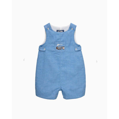 Trotters London — Baby Archie Romper in Steam Train