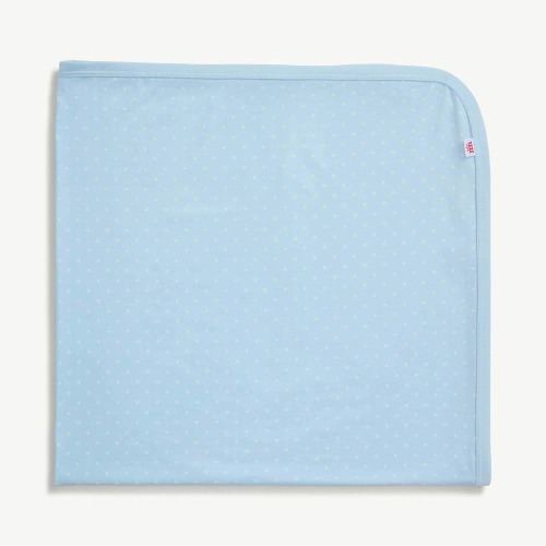 pin dot blue modal baby blanket – Magnetic Me