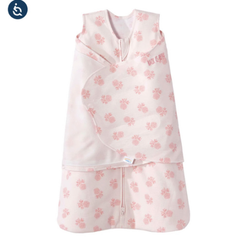 Rose Toss Blush Cotton Swaddle - Newborn | HALO