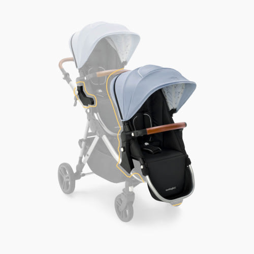 Mockingbird 2nd Seat Kit 2.0 - Sky/Watercolor Canopy With Penny Leather