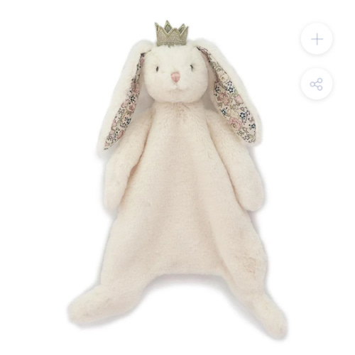 Princess Bunny Baby Security Blanket Faith