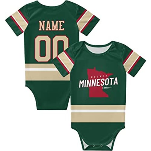 Nhl Minnesota Wild Infant Girls' 3pk Bodysuit : Target
