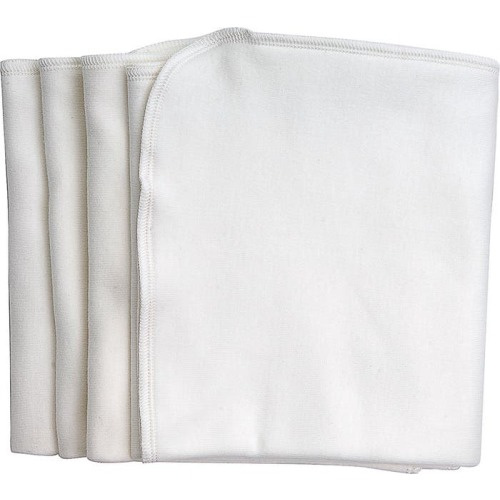 Under the Nile 4-Pack Organic Cotton Burp Cloths, Off-White