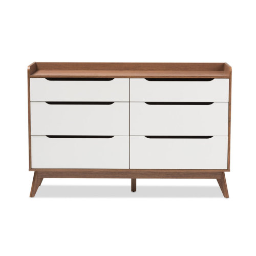 Hashtag Home Cravens 6 - Drawer Standard Dresser & Reviews | Wayfair