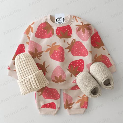 Baby Beige Strawberry 2-piece Set