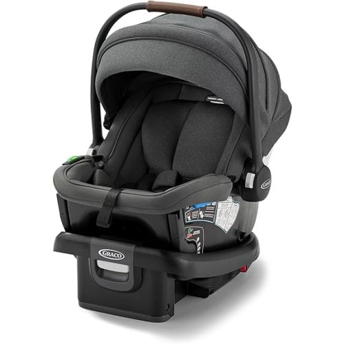Graco On The Go Max Infant Car Seat, Ace, Lightweight, Reclining Rear Facing Car Seat Installs Without a Base