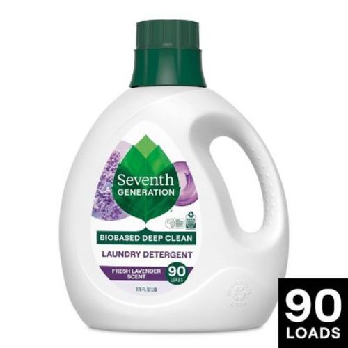 Seventh Generation Liquid Laundry Detergent Soap - Fresh Lavender Scent - 90 Fl Oz