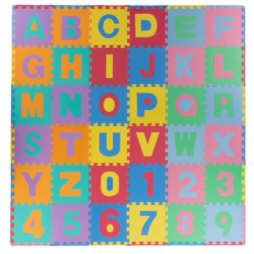 Trademark Games 72.5" Interlocking Alphabet Foam Playmat | Wayfair