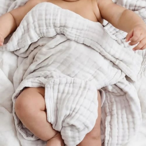 Infant Hooded Bath Towel - Grey