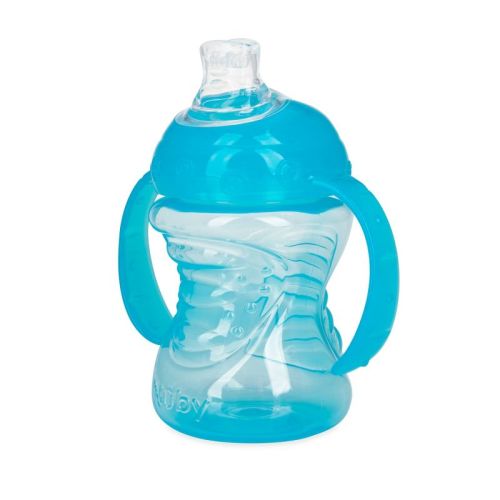 Nuby No Spill Super Spout Trainer Cup - Bright Green - 8oz