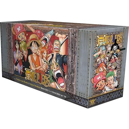 One Piece Box Set 3: Thriller Bark to New World: Volumes 47-70 with Premium (3) (One Piece Box Sets) Paperback – Box set, October 4, 2016