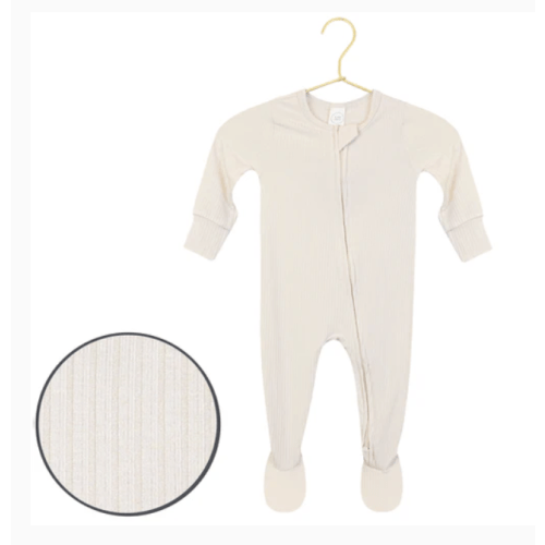 Cove Ribbed Zipper Footies – Lou Lou & Company