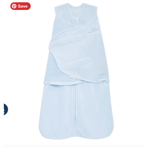 Blue Micro-Fleece Swaddle S | HALO