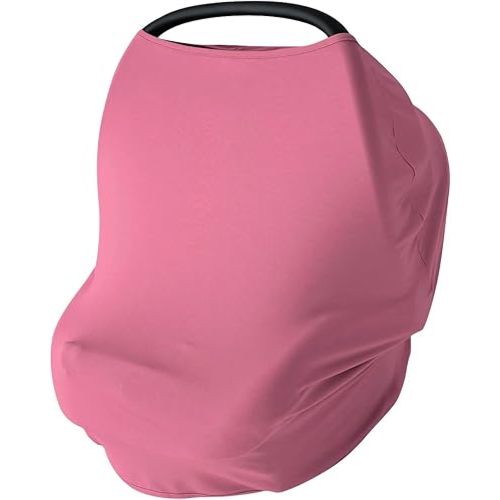 PurComfy 4-in-1 Baby Car Seat Cover, Supersoft Bamboo Viscose Nursing Cover