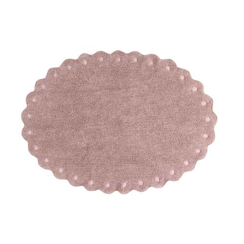Lorena Canals Cotton Woods Picone Vintage Nude Machine Washable Cotton Rug