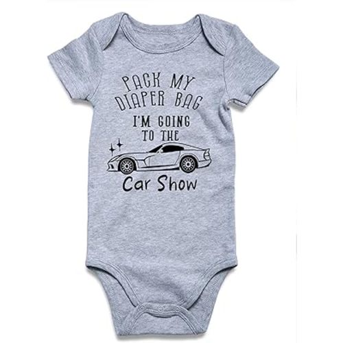 Lovefairy Baby Bodysuit Short Sleeve Newborn Funny Romper Infant Outfits Unisex Boys Girls Clothes 0-12 Months