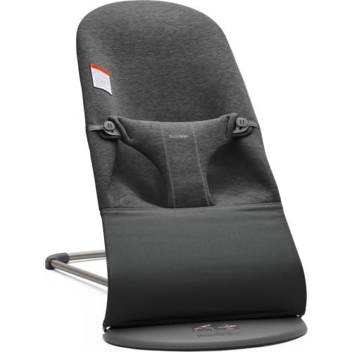 BabyBjörn Bouncer Bliss Convertible Jersey Baby Bouncer, Charcoal