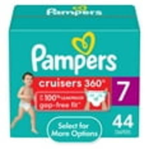 Pampers Cruisers 360 Pull-on Baby Diapers Size 7, 44 Count (Select for More Options)