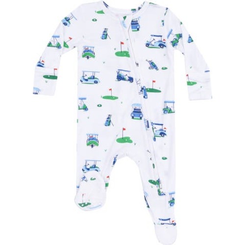 Golf Cart Print Footie