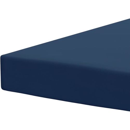 Pobibaby - Single Solid Premium Fitted Baby Crib Sheets for Standard Crib Mattress - Ultra-Soft Cotton Blend, Safe and Snug, and Stylish Solid Crib Sheet (Deep Navy)