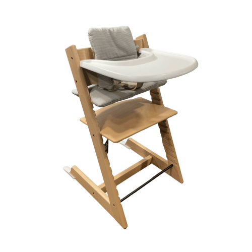 Stokke Tripp Trapp Complete High Chair, Natural, Nordic Grey, 1