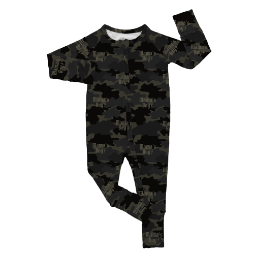 Camo Mama’s Boy | Bamboo Romper