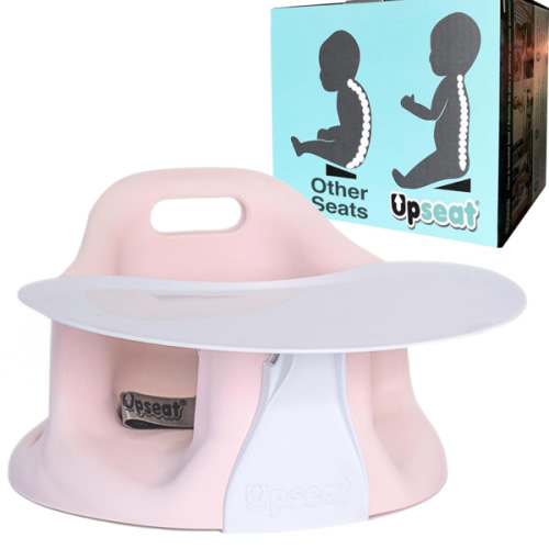 Upseat Silla elevadora para asiento de bebé para sentarse con bandeja extraíble para comidas y tiempo de juego, desarrollada con fisioterapeutas para un desarrollo y postura seguros y saludables de la