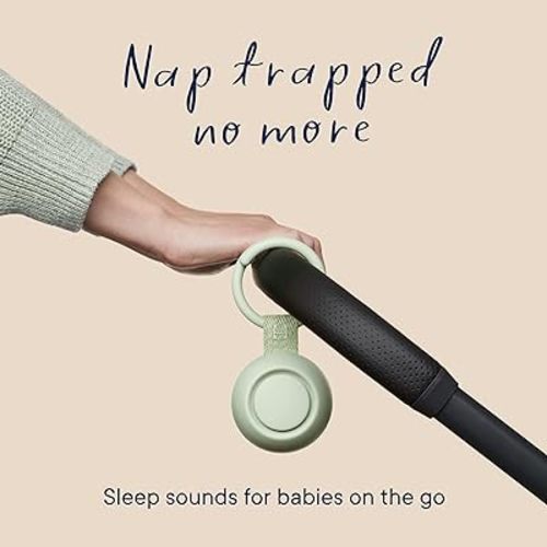 Hatch Rest Go | Portable Sound Machine for Babies and Kids | Baby Sleep Soother | 10 Soothing Sounds | White Noise | Shush | Travel | Registry Gift | Baby Shower | Clips on Baby Stroller | Mint - Putty