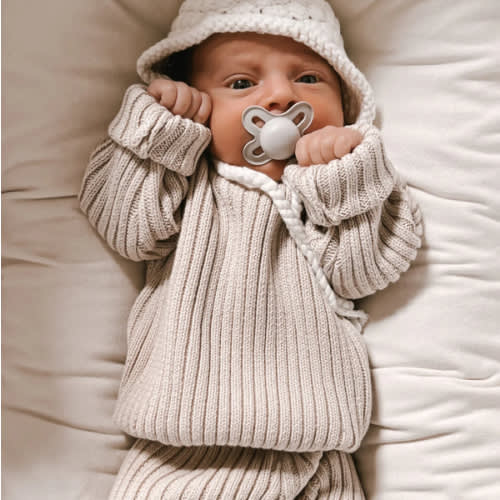 Chunky Rib Pullover - Beige