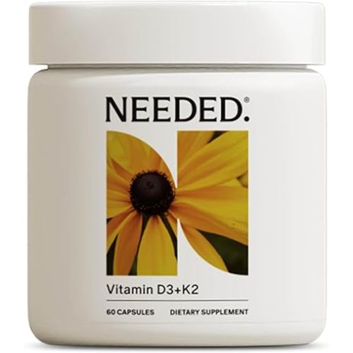 Needed. Expertly-Formulated Prenatal Vitamin D3/K2 | for Fertility, Pregnancy Breastfeeding, and Postpartum, Healthy Immunity and Bone Development, Supports Breast Milk Vitamin D Levels | 60 Capsules