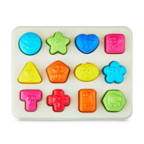 Spark.Create.Imagine. 13-Piece Shape Sorting Sensory Puzzle, Ages 3 Months+