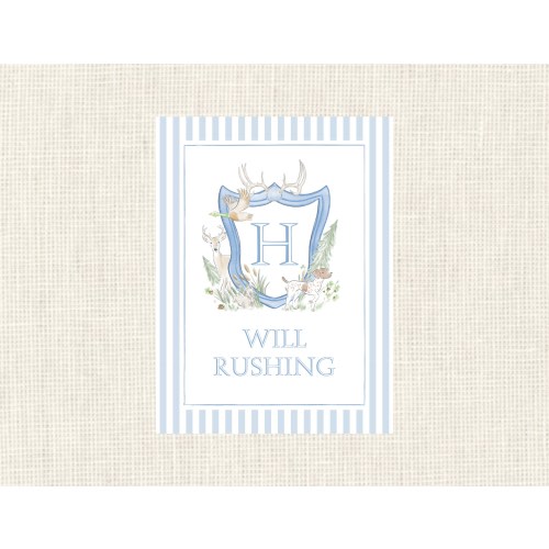 Watercolor Backpack / Luggage Bag Tag