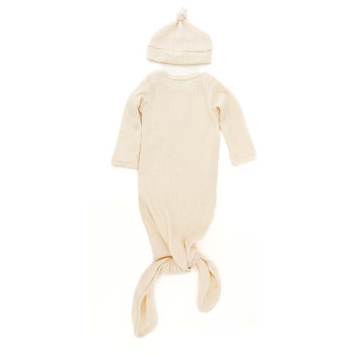 Psalm 127:3 Knotted Baby Sleeper & Matching Beanie – OUR HOUSE ABOVE