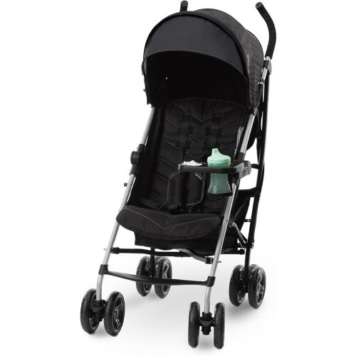 3Dlite Convenience Stroller, Gray – Lightweight Stroller with Aluminum Frame, Large Seat Area, 4 Position Recline, Extra Large Storage Basket – Infant Stroller for Travel and More
