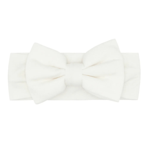 Little Sleepies ™ | Ivory Luxe Bow Headband