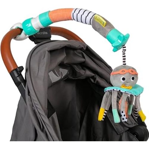 DINGLE DANGLE - Travel Mobile - Lightweight, Portable Baby Mobile - Keeping Baby Happy at Home or on the Go! Newborn Essentials Must Haves - Great Baby Registry or Shower Gift - Featured on Shark Tank